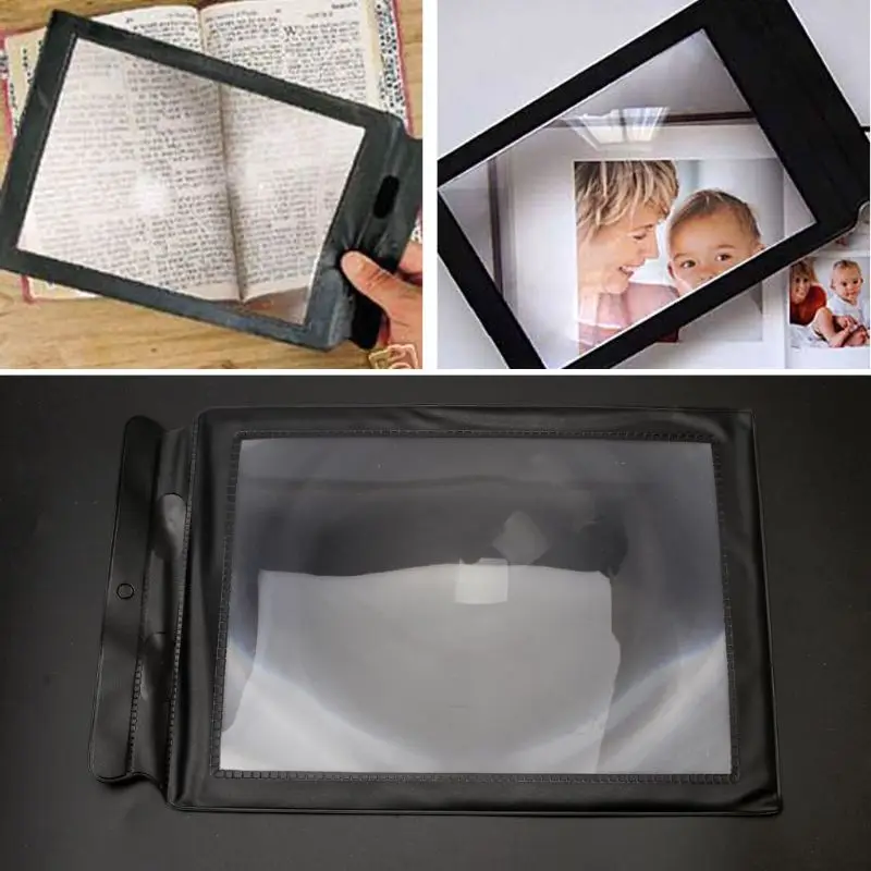 

3X Full Page Magnifier Large Magnifying Glass Reading Book Aid Len Magnification