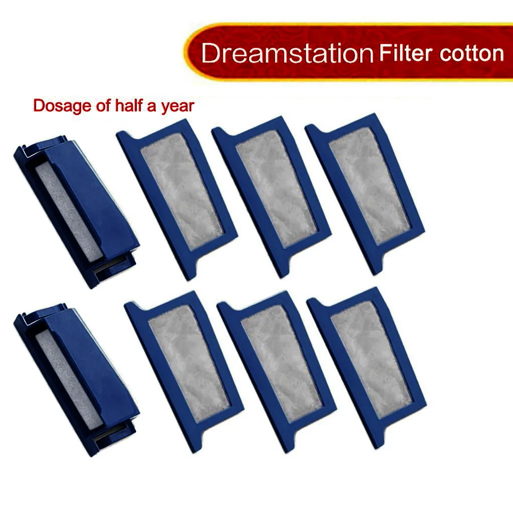 

2 Reusable Filters & 6 Disposable Ultra-fine Filters For Philip-s Respironics Pollen Filters Household Vacuum Cleaner Parts#dg4