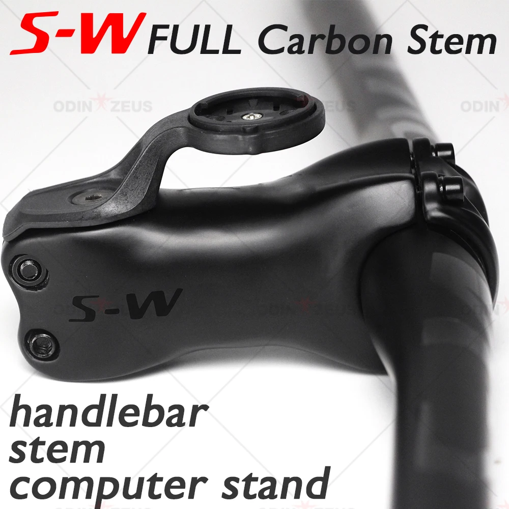 Customized Carbon Bicycle Stem Angle 6/17 Degree Clamp31.8mm*70-120mm Super strength Ultra light Carbon Mountain/Road bike Stem