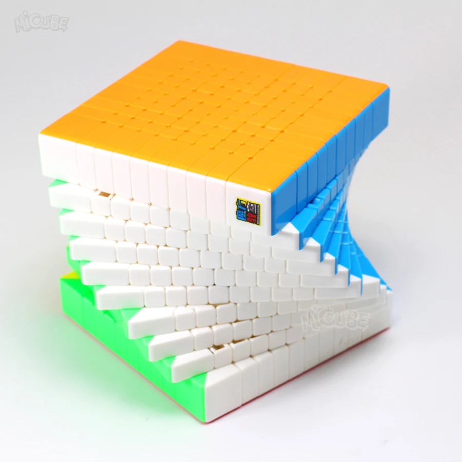 Moyu Yuhu Meilong 10x10x10 кубик без наклеек матовая поверхность 10x10 Magic Скорость куб головоломка 10 слоев Cubo развивающая игрушка