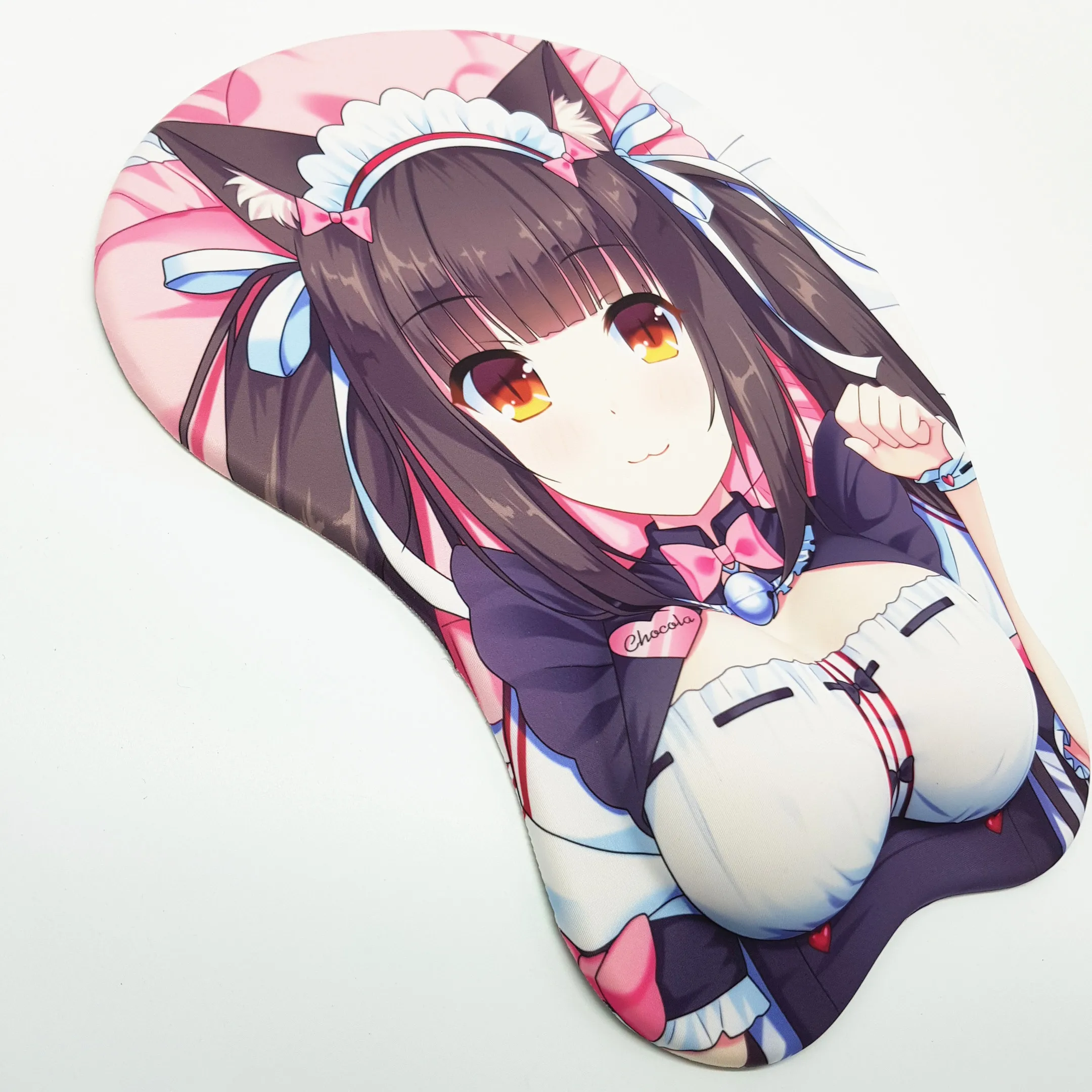 NEKOPARA Шоколад аниме 3D грудь запястье гелевый упор для поддержки игровой мыши