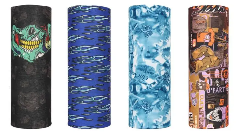 Мотоциклетная маска для лица крутой робот скелет на Хэллоуин шарф Джокер повязка