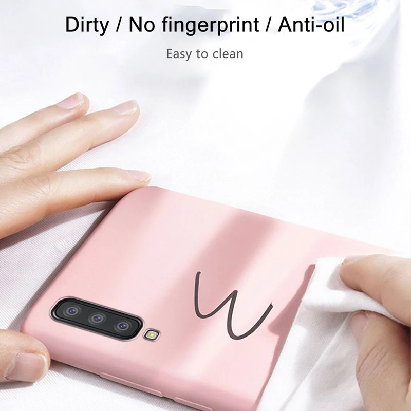 Чехол для Samsung Galaxy A50 A10 A20 A30 A40 A60 A70 жидкий силиконовый мягкий ТПУ чехол SamsungA50 Sansung A
