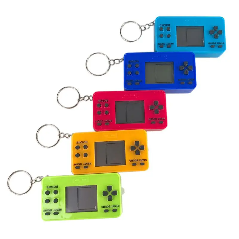

Mini Portable Retro Classic Game Console Handheld Game Player with Keychain for Kids Children Educational Gaming Toys Gifts