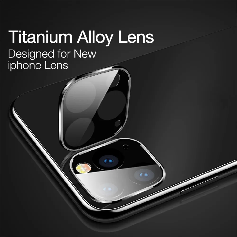 1 шт. Защита объектива камеры закаленное стекло для iPhone 11 pro max ультратонкое