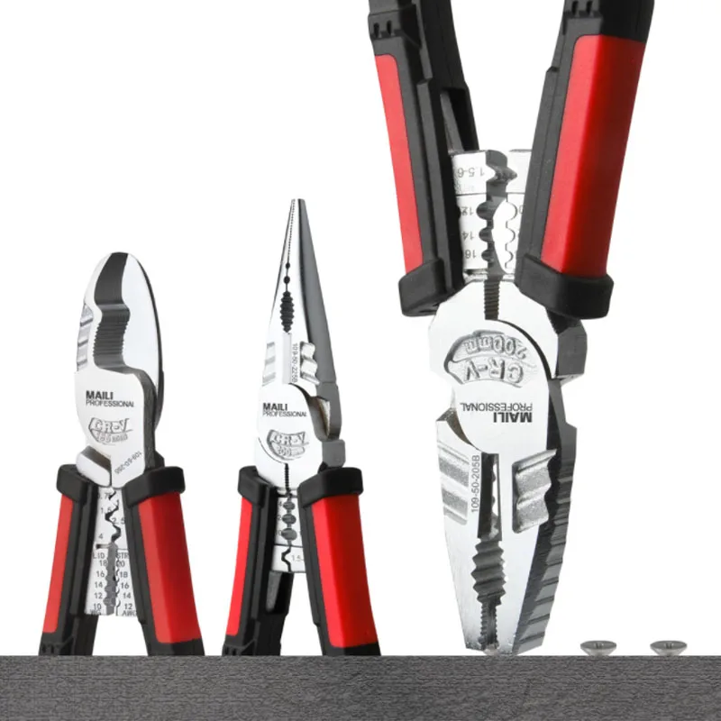 

Multifunctional Universal Diagonal Pliers Needle Nose Pliers Hardware Tools Universal Wire Cutters Electrician