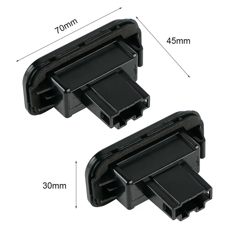 

2x LED Ultra Bright 250 LM License Plate Light Lamp 18Pcs LEDs For Benz C Class W203 4D Sedan saloon 2000-2007