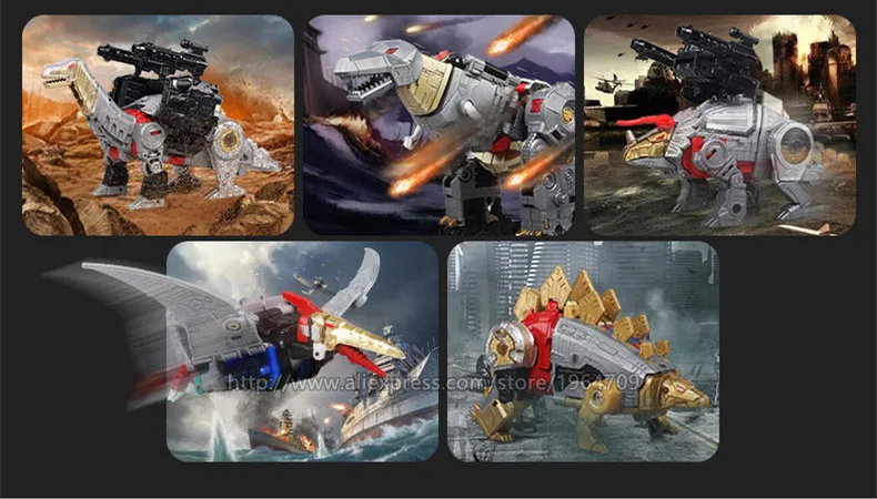 Jinbao 6 в 1 60 см большая трансформация Predaking игрушки Аниме Опустошитель KO G1 фигурка робота модель игрушки мальчик дети ребенок подарок