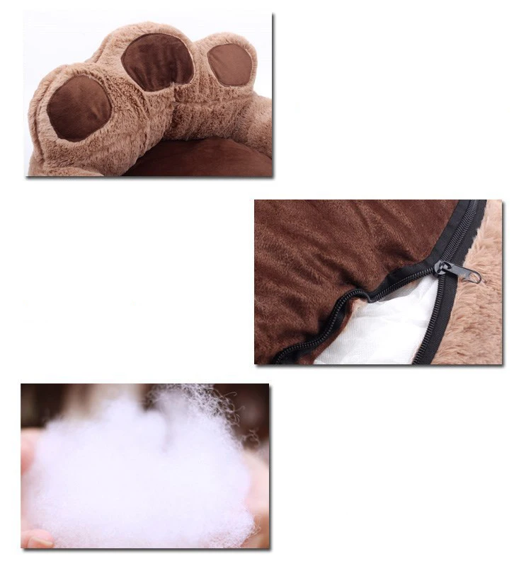 

Pet Dog Cat Warm Bed Winter Lovely Bear's Paw Sleep Mat Sofa Soft Material Pet Nest Teddy Doghouse for Puppy Kitten Accessories