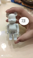 7cm 100 bear dool diy fashion bricks toy pvc action figure collectible model toy decoration christmas gifts favors