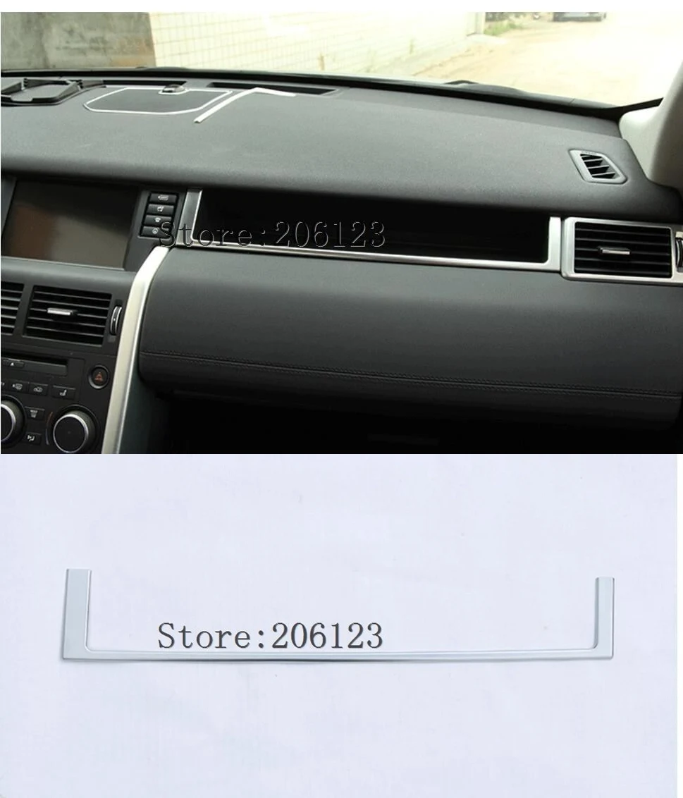 1 шт. для Land Rover Discovery Sport 2015 2016 2017 2018 ABS Хромированная консоль управления U