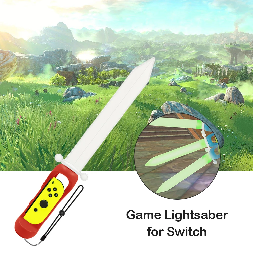 Светящийся меч для Nintendo Switch Skyward zeldaes Joycon соматосенсорная игра геймпад NS