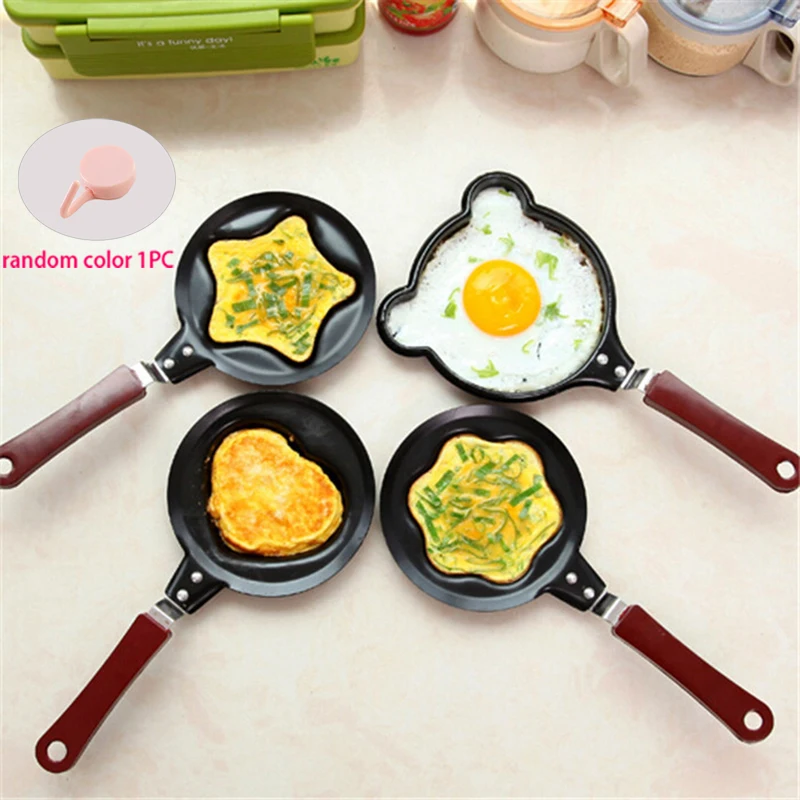 

1pc Nonstick Frying Pan Stainless Mini Breakfast Egg Frying Pans Cooking Tools Kitchen Accessoories Cookware Kitchen Cuisine