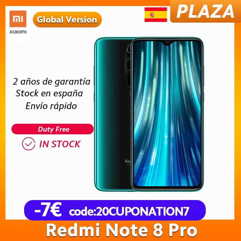 Глобальная версия смартфона Xiaomi Redmi Note 8 Pro 6 ГБ 64 Гб/128 мегапиксельная