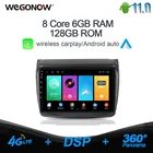 Автомобильный DVD-плеер Carplay 6G + 360G Android 11 с камерой IPS 128, GPS DSP WIFI RDS радио для Mitsubishi Pajero Sport 2 Triton 2008-2016