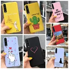 Силиконовый чехол для Samsung Galaxy A50 A70 A 50 2019 A505F A50S A30S, мягкий защитный чехол с мультяшным рисунком для Samsung A 70 A705F, чехол