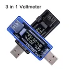 3 в 1 вольтметр Usb Тестер измеритель напряжения тока ЖК-дисплей тестер аккумулятора телефона детектор мощности USB зарядное устройство Doctor 40% скидка