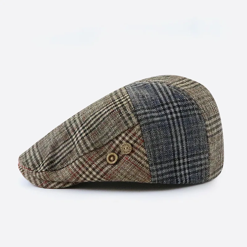 High Quality Retro Beret Men Wool Cap Gentlemen Spring Autumn Winter Hat