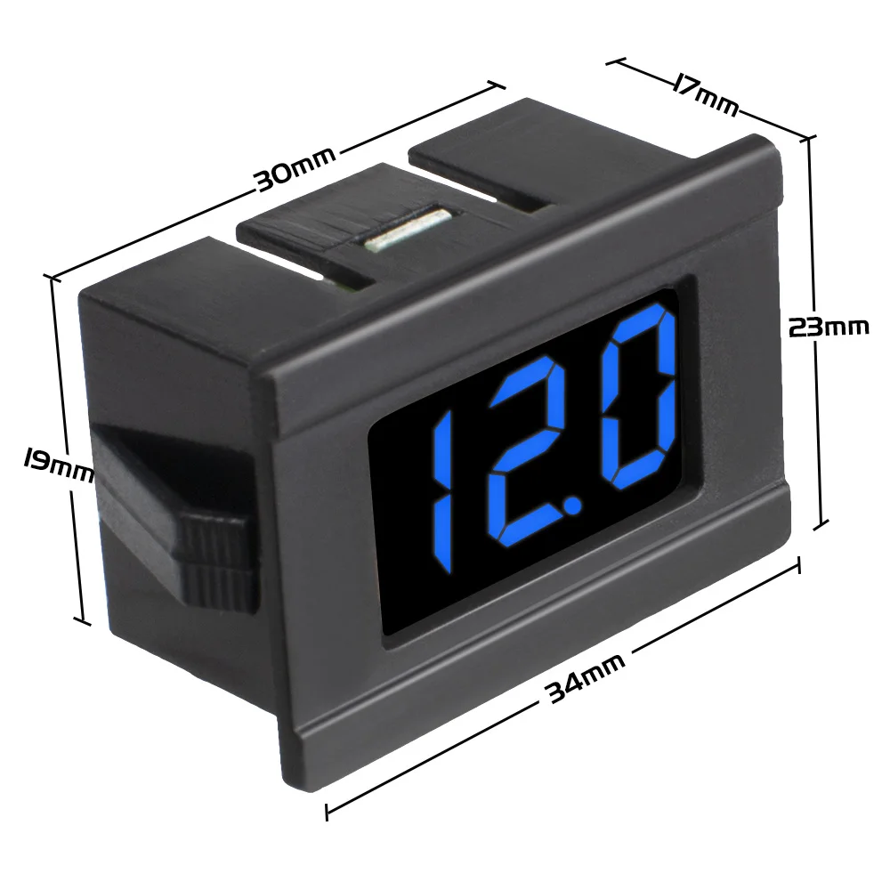 10 шт./лот 3 провода 0 36 &quotDC 100V Цифровой вольтметр для 12V 24V 36V 48V 60V 72V 84V батарея