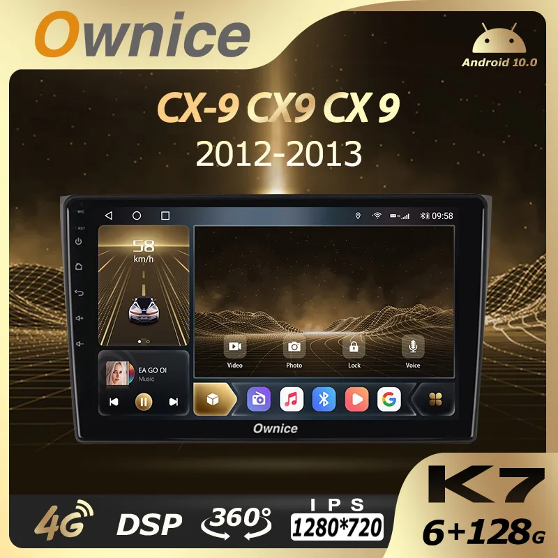 

Ownice K7 6G RAM 128 ROM Android 10.0 Car Autoradio for Mazda CX-9 CX9 CX 9 2012-2013 Audio Radio 4G LTE 5G Wifi Optical Coaxial