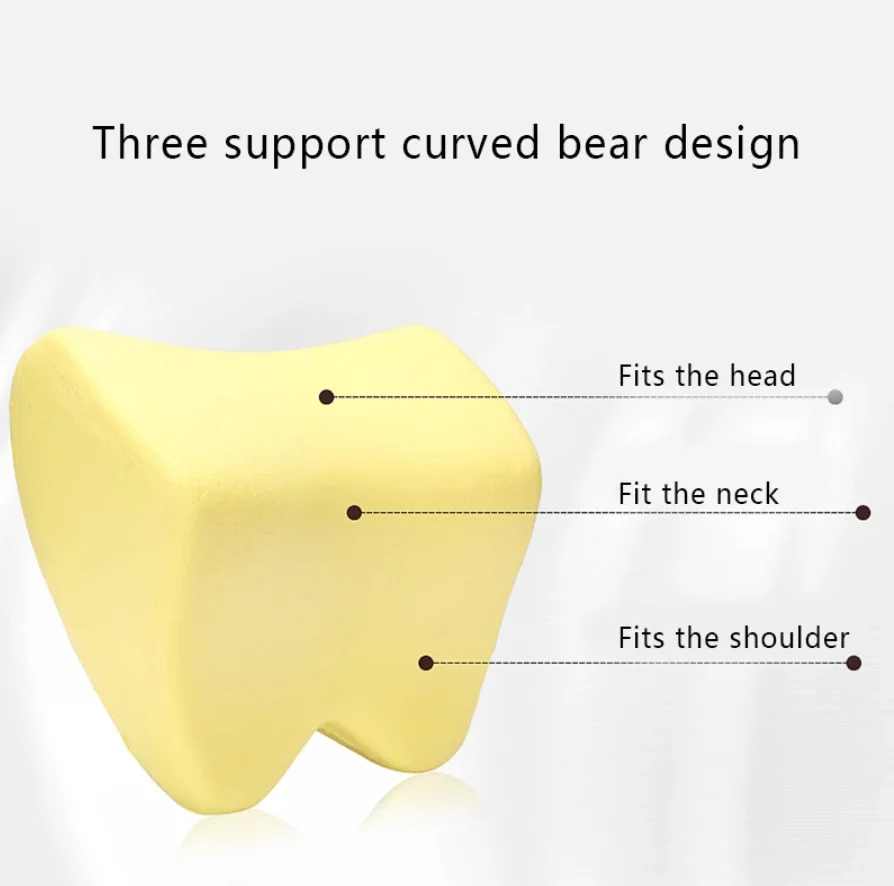Автомобильная подушка для подголовника шеи с поддержкой поясницы хлопковая