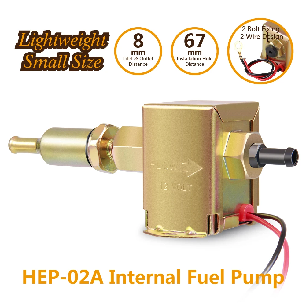 Стандартная фара 12 В универсальный Электрический топливный насос металлический