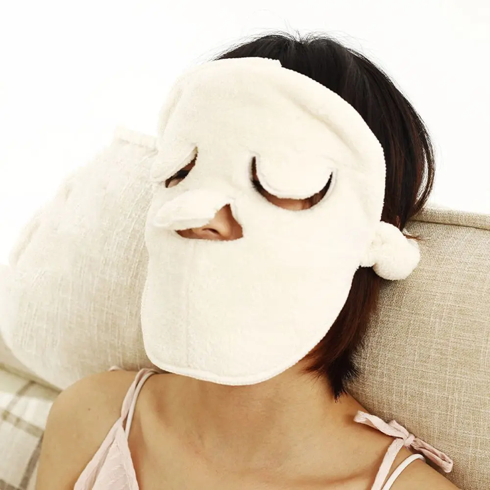 

Face Towel Beauty Salon Facial Mask Towel Thick Coral Fleece Face Towel Soft Skin-Friendly Moisturizing Face Cold Compress Towel