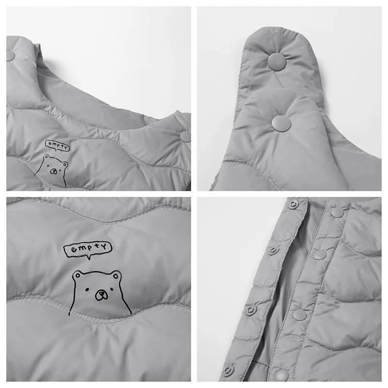 Детский пуховой жилет Minibalabala для мальчиков и девочек зимний теплый 2019 | Мать