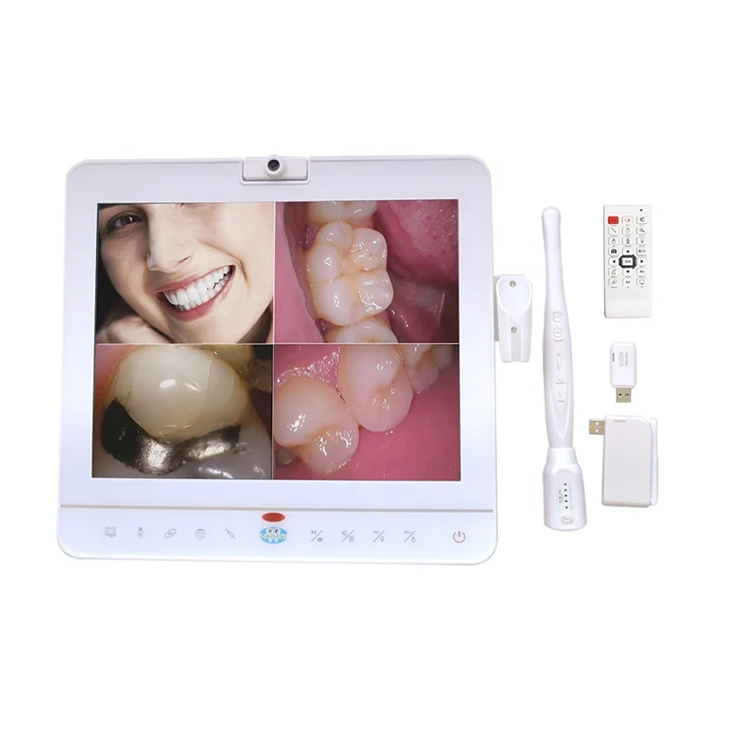 

Teeth MD1500W Wireless Intaraoral Camera System with 15 Inch White Monitor