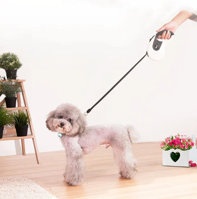 Поводок для щенков кошек поводок питомцев гибкий прогулок удлиняющий тренировки