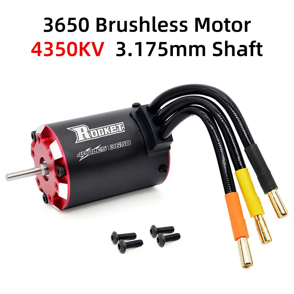 Суперзвуковой бесщеточный двигатель RC motor Rocket V2 с датчиком температуры 3650 3660 3665
