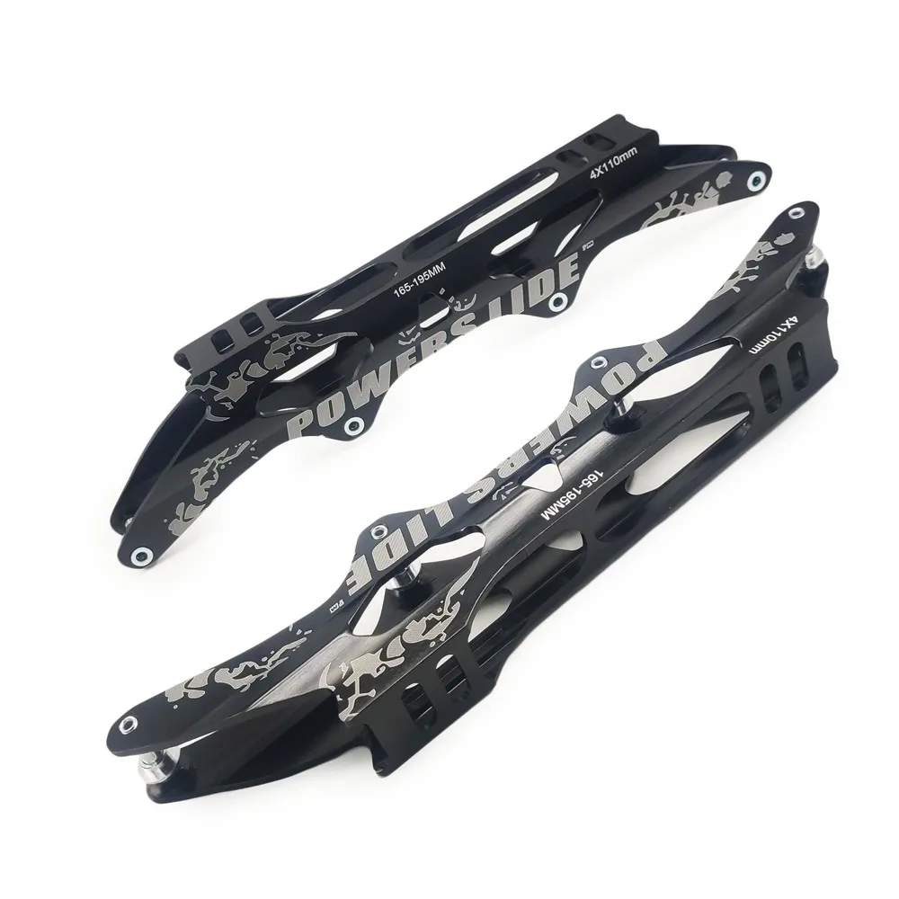PS S3 Inline Speed Skating Frame for 4 Wheels 90mm 100mm 110mm Skates Base with Aluminium Alloy 4*100 4*110 Chassis bolts | Спорт и