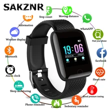 SAKZNR D13 Smart Watch M3 Fitness HeartRate Watch Smart Wristband Sports Watches Smart Band Men Women IP67 Waterproof Smartwatch