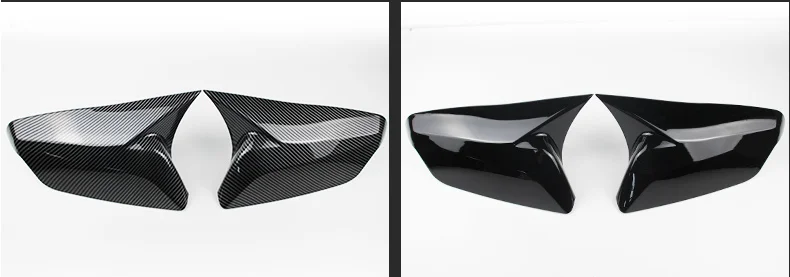 ABS углеродное волокно/Черный Автомобильный боковой двери Зеркала заднего вида