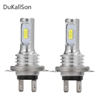 dukallson 12000lms newest 11 design mini led car motorcycle headlight h11 h4 h7 hb3 hb4 80w 6000k white auto led fog lamps