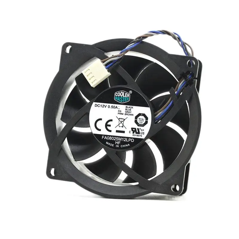 

8025 8cm FA08025M12LPD 12V 0.50A four-wire PWM CPU Cooling Fan