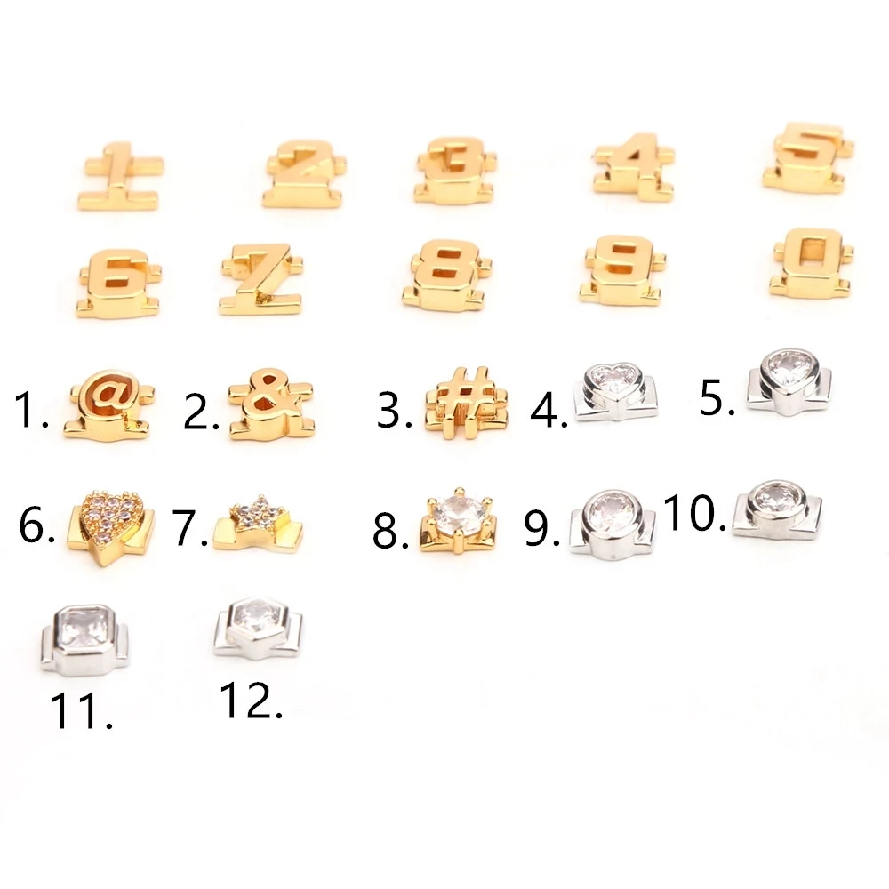 

Golicc 2020 New DIY Slider Brazaletes Personalizados Con Letras De Zirconia Bangle Copper Custom Bangle Men Women Christmas Gift