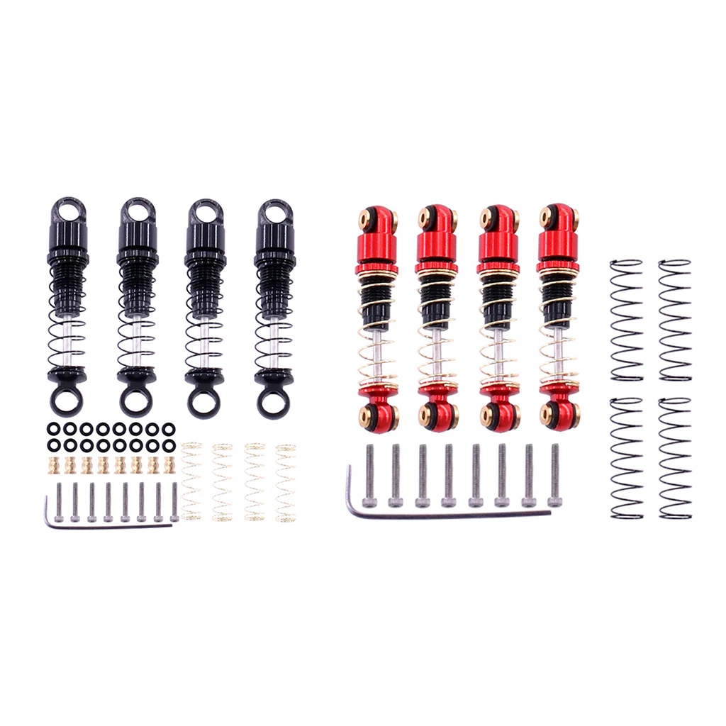 

4 шт. 1/24 передний амортизатор для Axial SCX24 90081 аксессуары для грузовиков