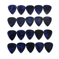 100pcslot blue pearl celluloid guitar picks standard plectra multi thickness