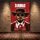Django винтажная живопись Квентин Тарантино, Классическая серия фильмов, винтажная живопись, холст, плакат, настенный Декор для дома