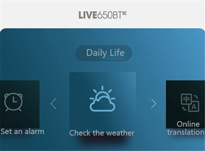 JBL LIVE 650BTNC Bluetooth наушники аудио шумоподавление AI Smart Voice беспроводные наушники для сотового телефона динамическая игровая гарнитура
