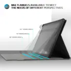 Чехол для Samsung Tab S6 Lite 10,4 дюйма, тонкий Чехол-Обложка со съемной Bluetooth-клавиатурой