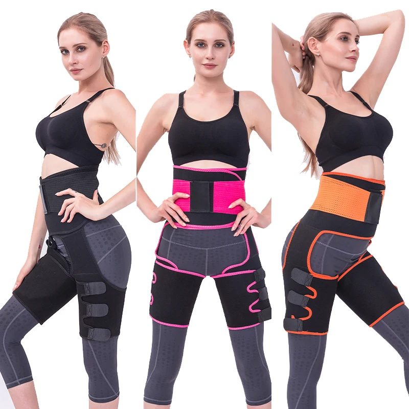 Neoprene Waist Trainer Sweat Slim Thigh Trimmer Leg Shaper Slimming Belt Shapewear For Weight Loss Body | Женская одежда
