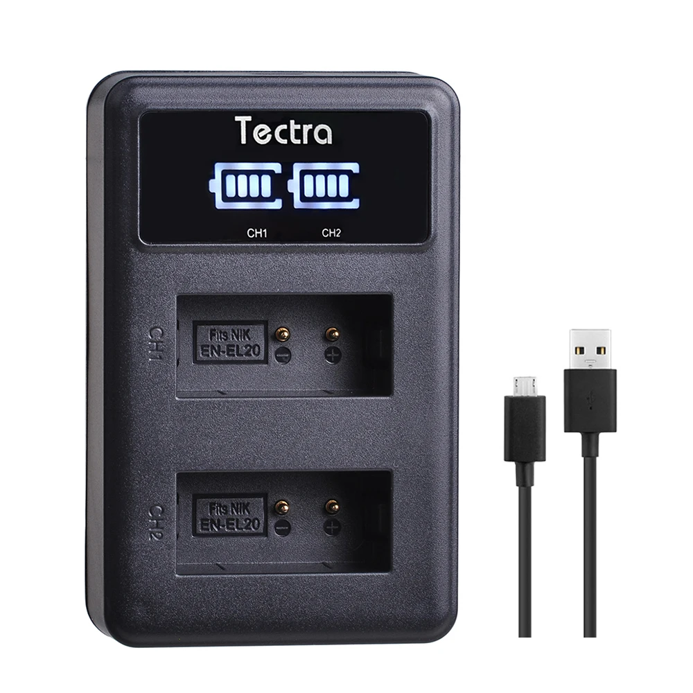 Зарядное светодиодный USB для Nikon Coolpix P1000 Nikon1 J1 J2 J3 AW1 1 шт.|Зарядные устройства| |