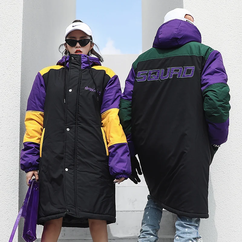 Уличная мужская одежда хип хоп парки куртки для мужчин и женщин 2019 зима с