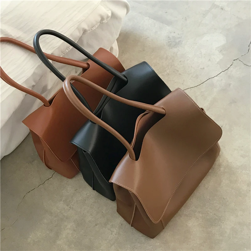 

Tote Bag Bolsos Para Mujer Sac Femme Torebka Damska Big Leather Shoulder Bags For Work Bolsa Feminina De Ombro Borse Da Donna