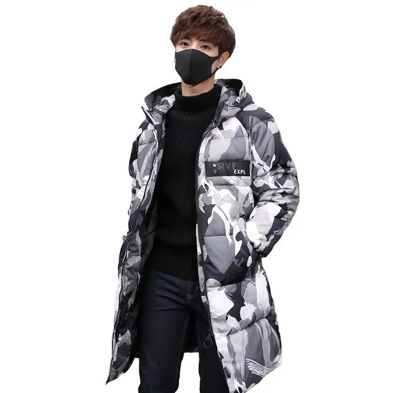 Парка мужские пальто 2019 зимняя куртка мужская утепленная с капюшоном