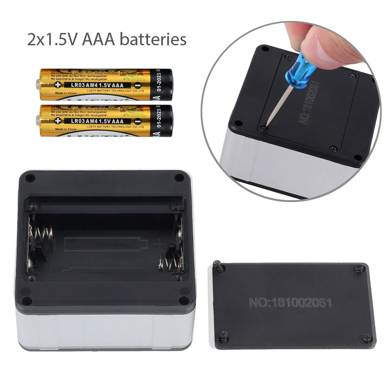 Indicador de caja de nivel de 4*90 &deg;, inclin&oacute;metro LCD Digital, transportador, buscador de &aacute;ngulo magn&eacute;tico-3