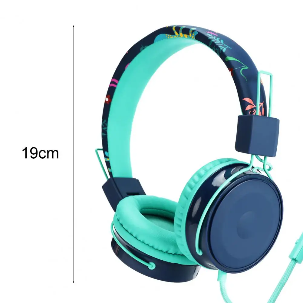 

Adjustable Headphones Foldable ABS Wired Over Ear Headset for Kids Children