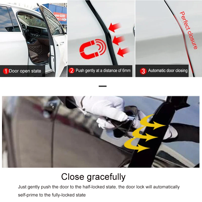 Умный Автомобильный Электрический Всасывающий дверной замок для Porsche boxster carrt TURBO